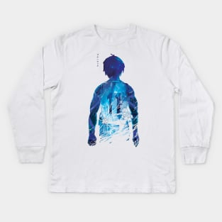 Direct Shot:Isagi Blue Lock Anime Kids Long Sleeve T-Shirt